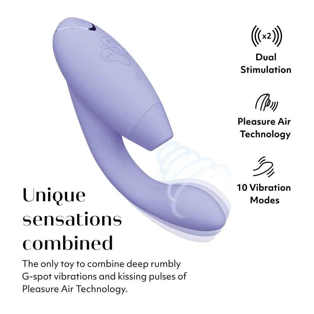 Womanizer
DUO 2 陰蒂吸啜及G點按摩器 - 淡紫色