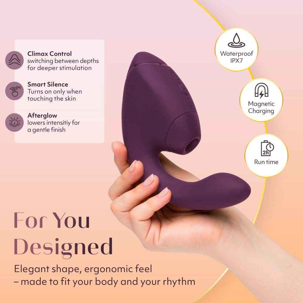 Womanizer
Next DUO 3D陰蒂吸啜及G點按摩器 - 暗紫色 | 香港 Sex Toy 成人情趣商品 - 18FUN 旺角大埔