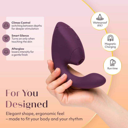 Womanizer
Next DUO 3D陰蒂吸啜及G點按摩器 - 暗紫色 | 香港 Sex Toy 成人情趣商品 - 18FUN 旺角大埔