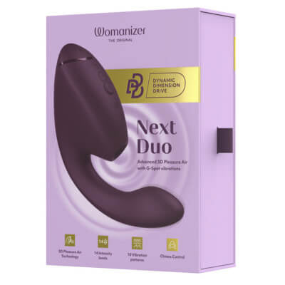 Womanizer
Next DUO 3D陰蒂吸啜及G點按摩器 - 暗紫色 | 香港 Sex Toy 成人情趣商品 - 18FUN 旺角大埔