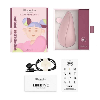 Womanizer
渡邊直美限定聯名款 Liberty 2 代 便攜版陰蒂吸啜器 - 酒红色