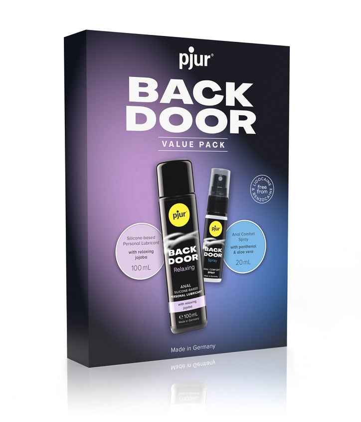 Pjur
Back Door 後庭超值套裝 - 含後庭專用Jojoba Oil矽性潤滑液 + 後庭舒緩放鬆噴霧