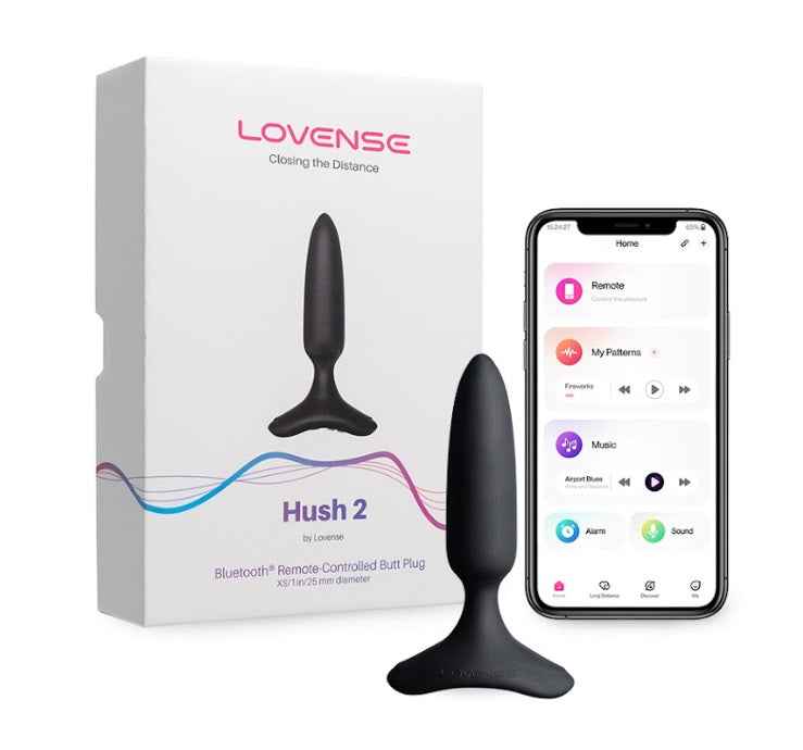 Lovense
Hush 2 - 後庭塞 1'' - 黑色