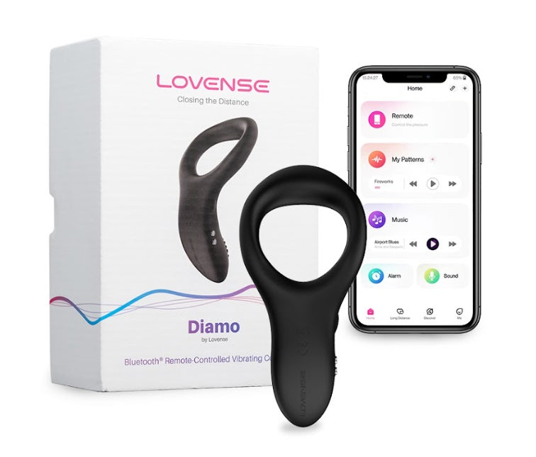Lovense
Diamo 震動陰莖環 - 黑色