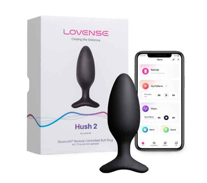 Lovense
Hush 2 - 後庭塞 1.75'' - 黑色