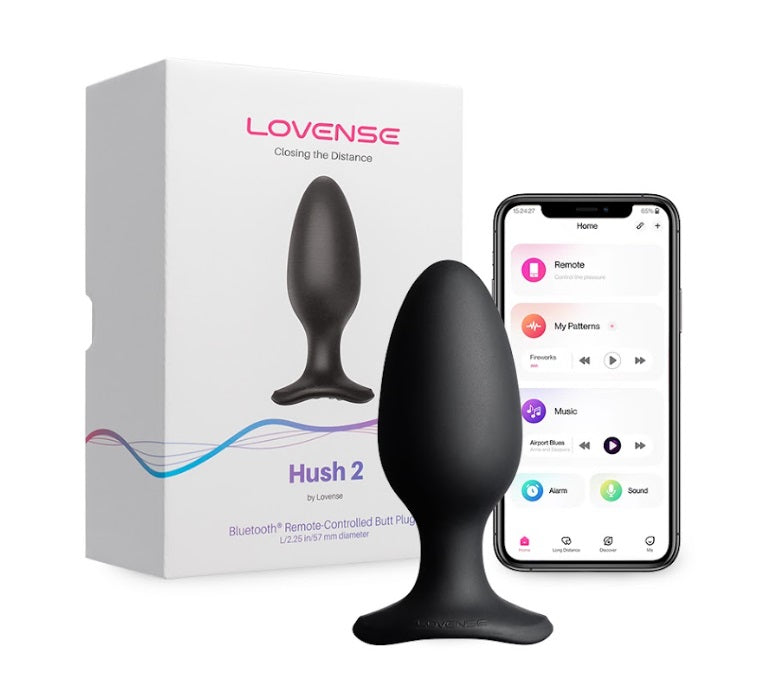 Lovense
Hush 2 - 後庭塞 2.25'' - 黑色