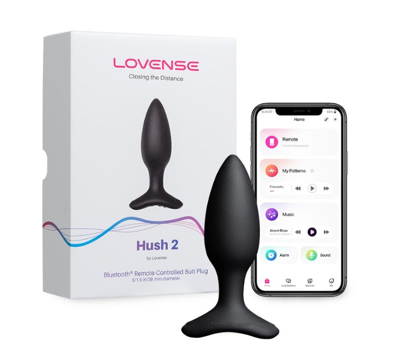 Lovense
Hush 2 - 後庭塞 1.5'' - 黑色