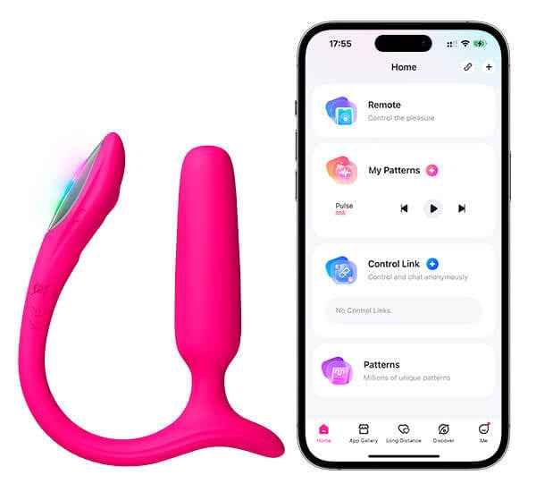 Lovense
Lush 可APP控後庭震動器 - 粉色