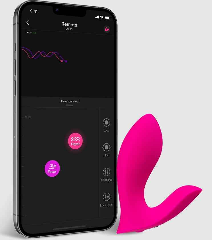 Lovense
Flexer - G點與陰蒂內褲雙重振動器