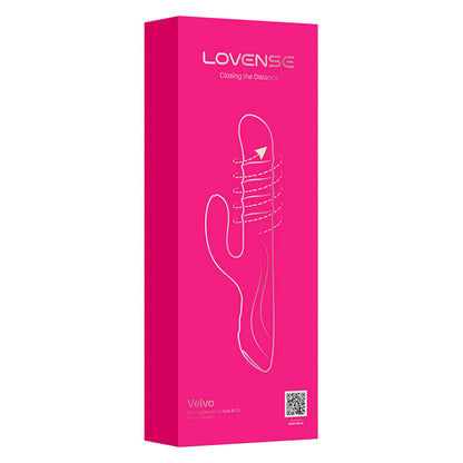 Lovense
Velvo 旋轉G點刺激頭&波浪滾珠兔仔按摩棒 - 粉色