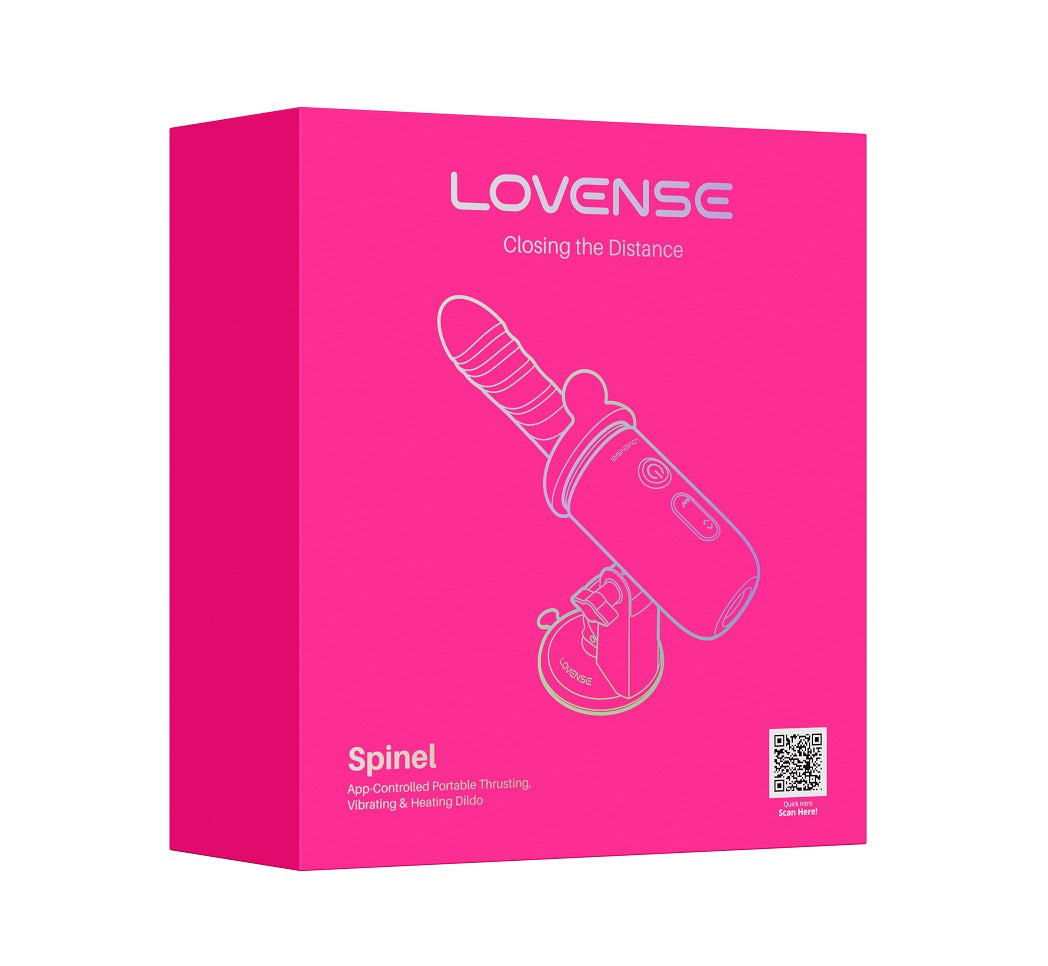 Lovense
Spinel 可APP控推撞抽插加熱式按摩棒手持/吸啜底盤 - 粉紅色配藍色