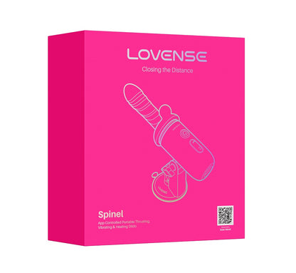 Lovense
Spinel 可APP控推撞抽插加熱式按摩棒手持/吸啜底盤 - 粉紅色配藍色
