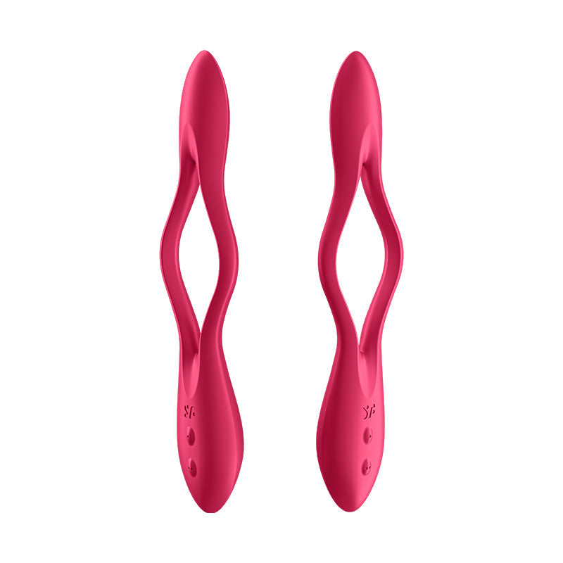 Satisfyer(德國) Elastic Joy多功能男女震動器 紫色/紅色/藍色