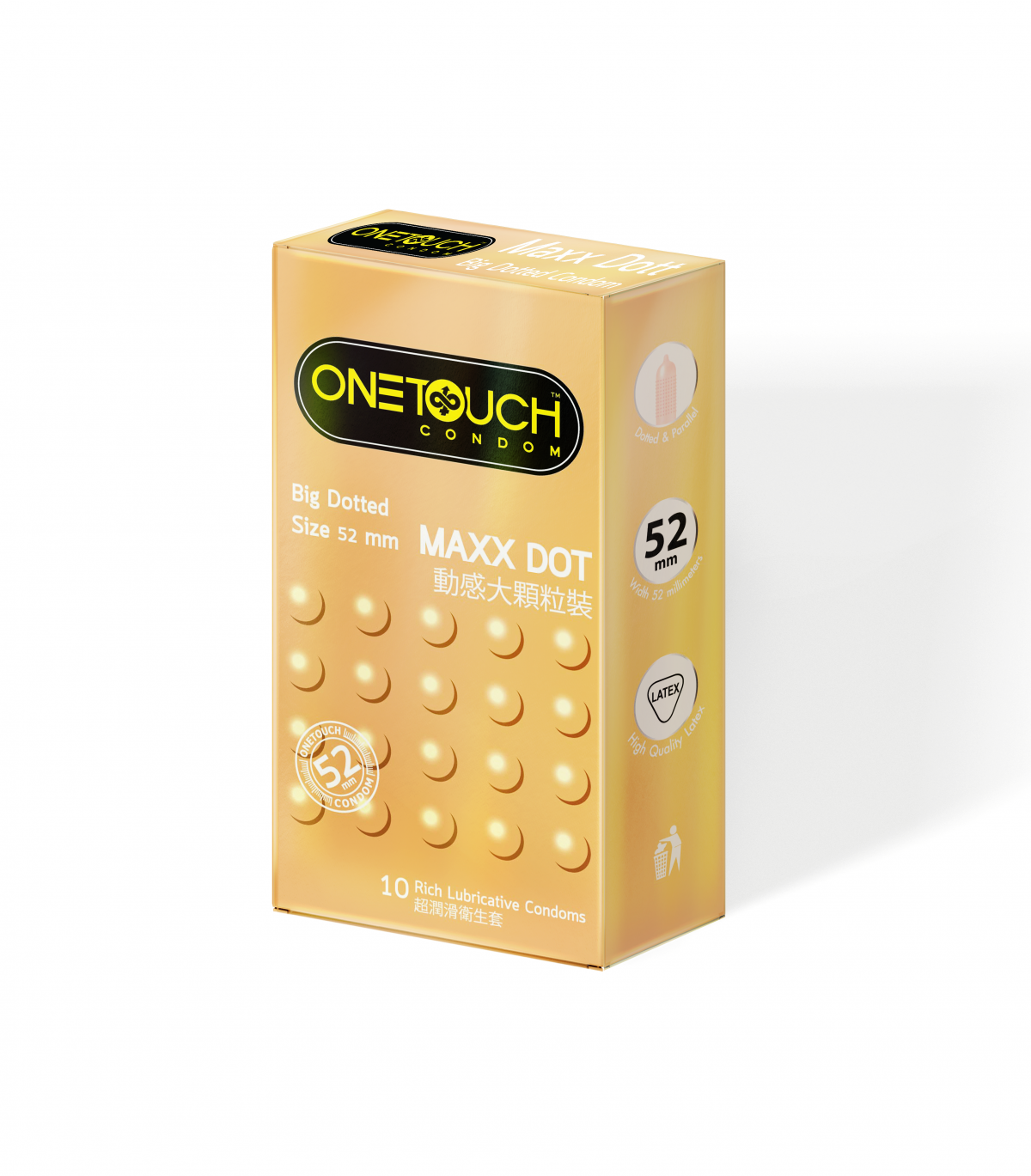 OneTouch(泰國) 超潤滑安全套 動感大顆粒裝 10片裝