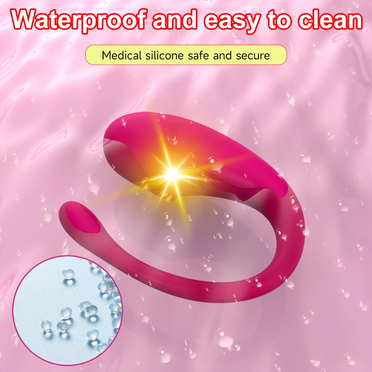 Bulaja Remote Control APP Remote Control Massager Vibrator G-spot Vaginal Stimulator Dual Motor Design