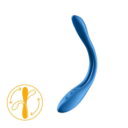 Satisfyer(德國) Elastic Joy多功能男女震動器 紫色/紅色/藍色