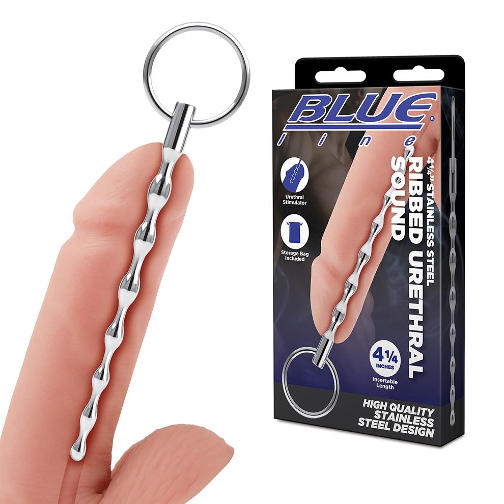 BLUE line(美國) 4.25" Stainless Steel Beaded Urethral Sound 不鏽鋼串珠尿道塞