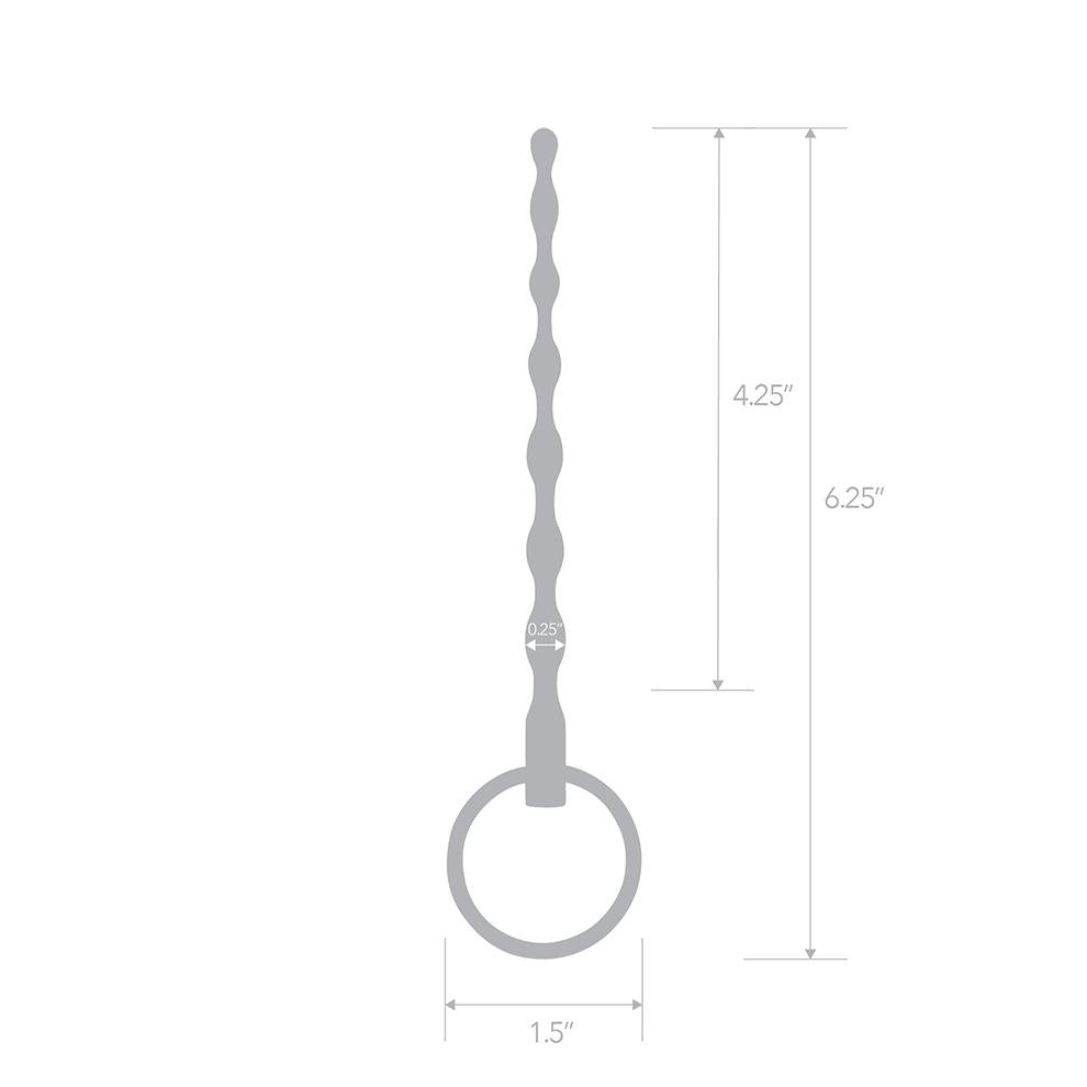 BLUE line(美國) 4.25" Stainless Steel Beaded Urethral Sound 不鏽鋼串珠尿道塞