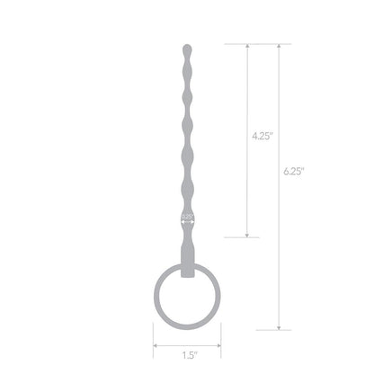 BLUE line(美國) 4.25" Stainless Steel Beaded Urethral Sound 不鏽鋼串珠尿道塞