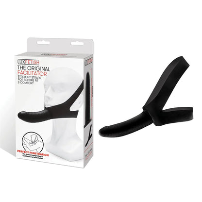 Lux Fetish(美國) The Original Facilitaor 頭部穿戴式 5.5寸假陽具