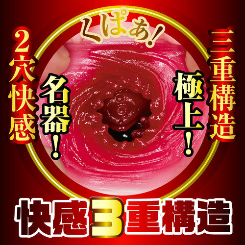 NPG森日向子自慰杯｜日本進口雙穴仿真自慰器｜榮譽之名器2代