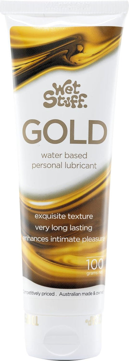 Wet Stuff(澳洲) Water Based Personal Iubricant GOLD - 水溶性長效潤滑液 貴族金 100g