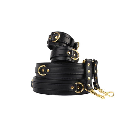 CHISA - Wrist to Thigh cuff set 高級手扣和大腿扣套裝 黑色