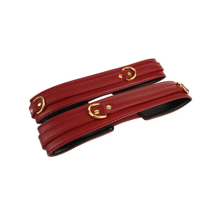 CHISA - Wrist to Thigh cuff set 高級手扣和大腿扣套裝 紅色