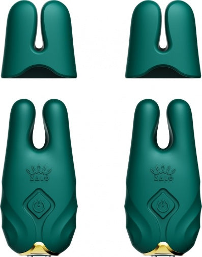 Zalo
Nave 可APP遙距控制乳頭震動器 - 藍綠色