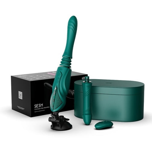 Zalo
Sesh 性愛機器 可APP遙距控制 - 藍綠色
