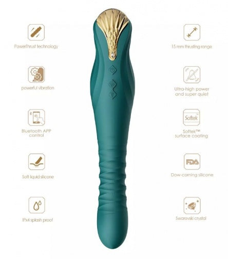 Zalo King 抽插式震動棒