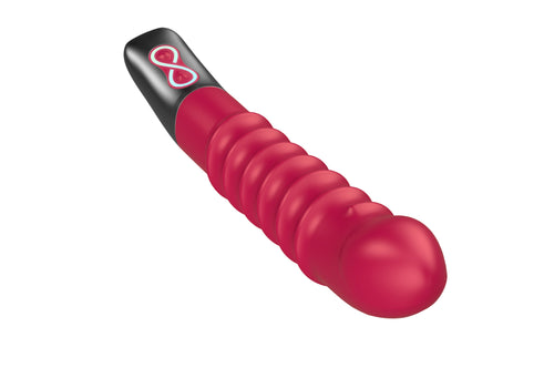Excellent Power - TITANA - Rechargeable Silicone Stimulator 360度上下旋轉震動棒 紅色
