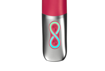 Excellent Power - TITANA - Rechargeable Silicone Stimulator 360度上下旋轉震動棒 紅色