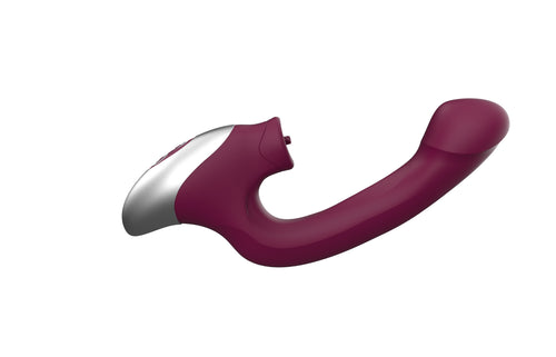 Excellent Power - TITANA - Rechargeable Silicone Stimulator 舔震強力G點震動棒 紫色