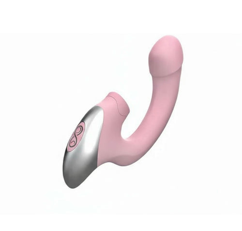 Excellent Power - TITANA - Rechargeable Silicone Stimulator 舔震強力G點震動棒 粉色