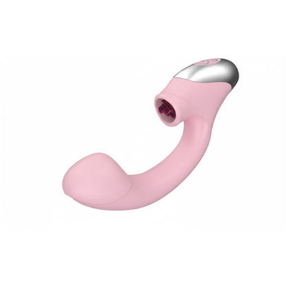 Excellent Power - TITANA - Rechargeable Silicone Stimulator 舔震強力G點震動棒 粉色
