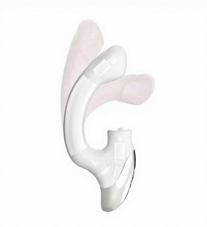 Excellent Power - TITANA - Rechargeable Silicone Stimulator 舔震強力G點震動棒 白色