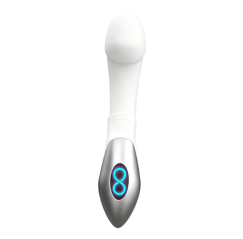 Excellent Power - TITANA - Rechargeable Silicone Stimulator 舔震強力G點震動棒 白色
