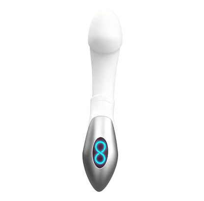 Excellent Power - TITANA - Rechargeable Silicone Stimulator 舔震強力G點震動棒 白色