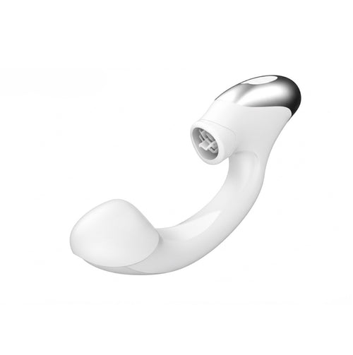 Excellent Power - TITANA - Rechargeable Silicone Stimulator 舔震強力G點震動棒 白色