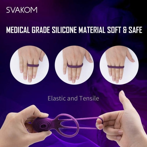 SVAKOM Tammy 震動環 - 紫色