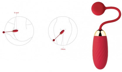 SVAKOM Ella Egg APP 控制無線震蛋 - 紅色