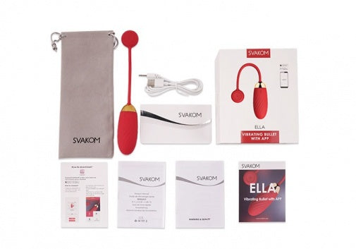 SVAKOM Ella Egg APP 控制無線震蛋 - 紅色