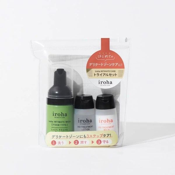 Iroha 私密呵護體驗組合 私密部位清洗+保濕+防護 私處清洗套裝