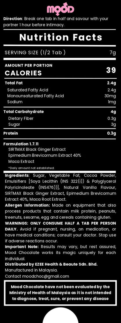 Mood Chocolate(馬來西亞) 愛愛催情巧古力