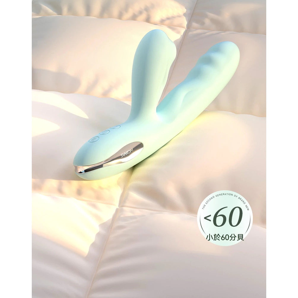 SVAKOM 司沃康 維隆卡PRO伸縮炮機 【10頻吮吸+7頻伸縮震動】 AV棒 振動棒 恆溫