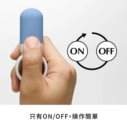 TENGA SVR ONE巧振扣阴茎延时震动环，黑色硅胶材质，适合男性使用的成人性健康用品