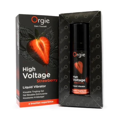 Orgie
Sexy Vibe 可食用草莓味 高壓電感 刺激凝膠 - 15毫升
