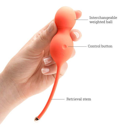 We-Vibe Bloom 震動收陰球 - 珊瑚橙色