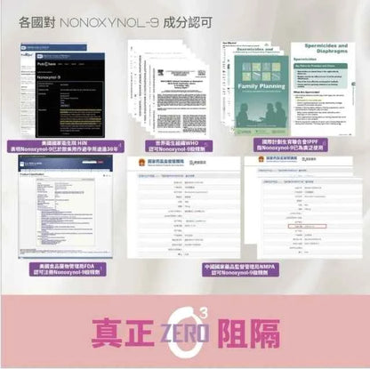 MILAN - Zero³ - 避孕凝膠 （全新避孕體驗 真正0阻隔）女士專用避孕啫喱
